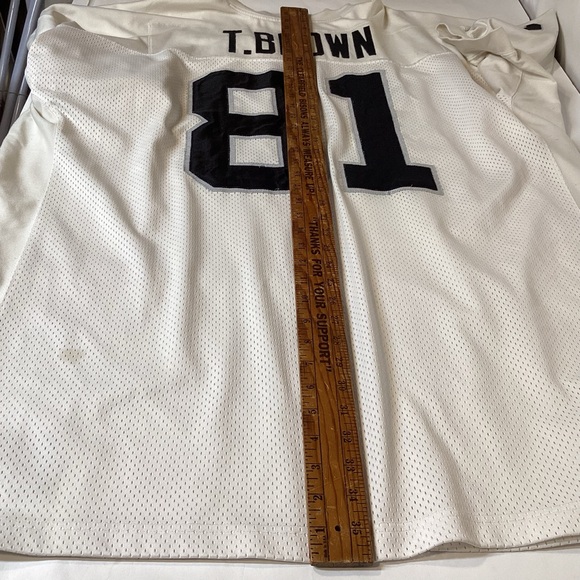 Oakland Raiders Time Brown Vintage Reebok #81 Jersey size 56 - Picture 12 of 15